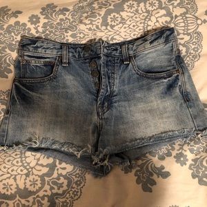 Free people jean shorts